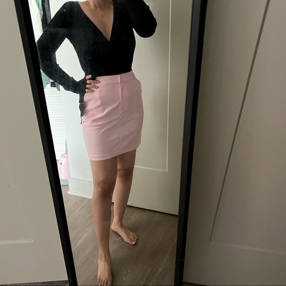 Grey lab Los Angeles high waist mini skirt with pocket - Picture 3 of 9